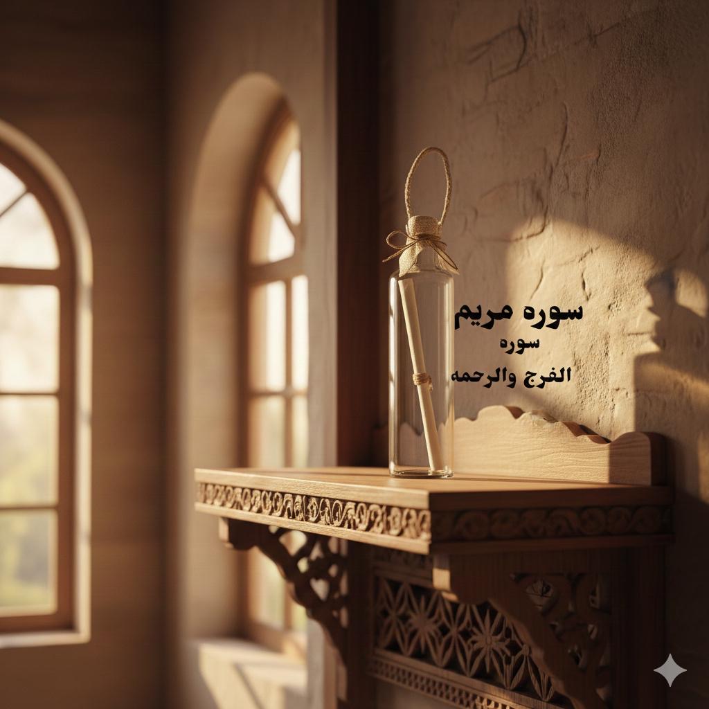 سورة مريم(سورة الرحمه والفرج)