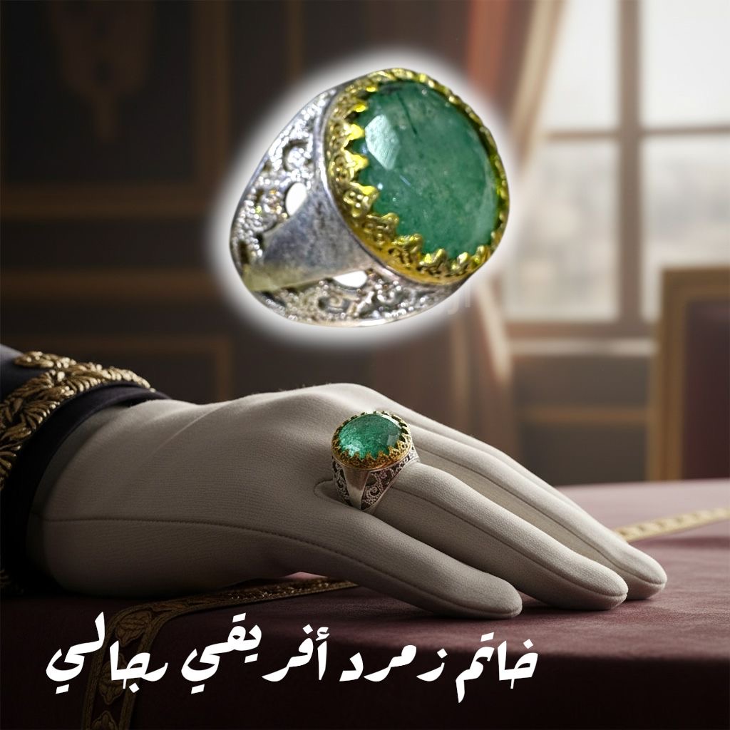 خاتم زمرد افريقي