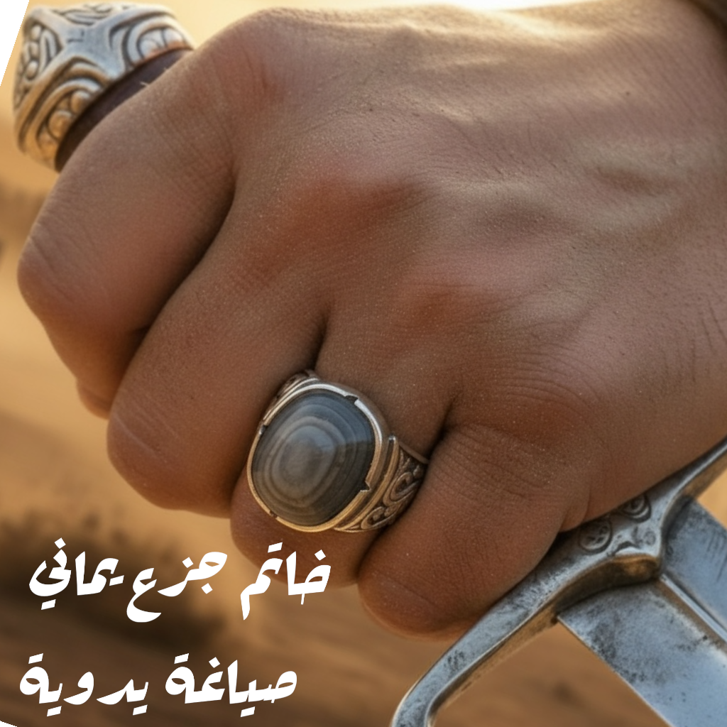 خاتم جزع يماني 