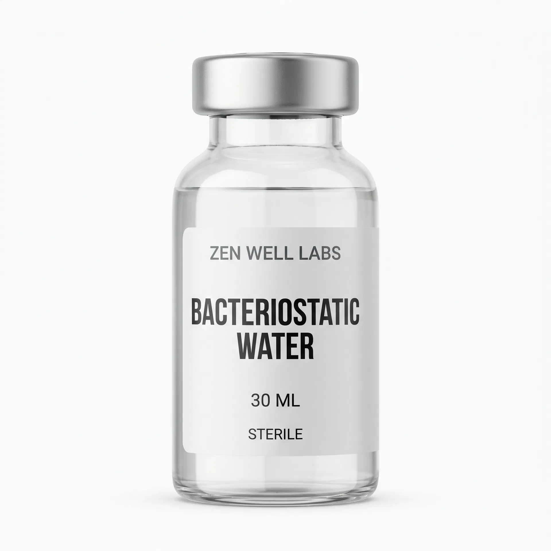 Bacteriostatic Water 30ML — ≥99% purity research peptide