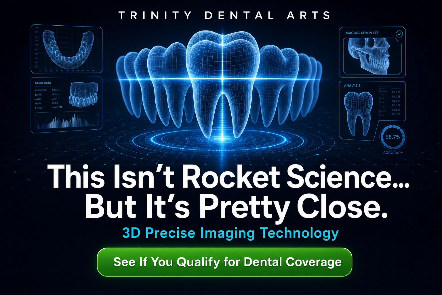Concept 3 — "Not Rocket Science... But Pretty Close" — Front