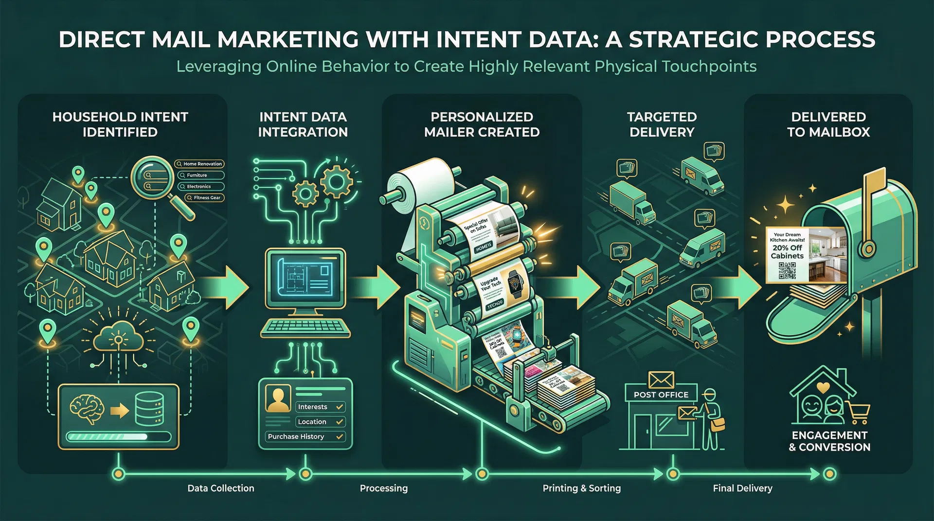 Direct Mail marketing with intent data