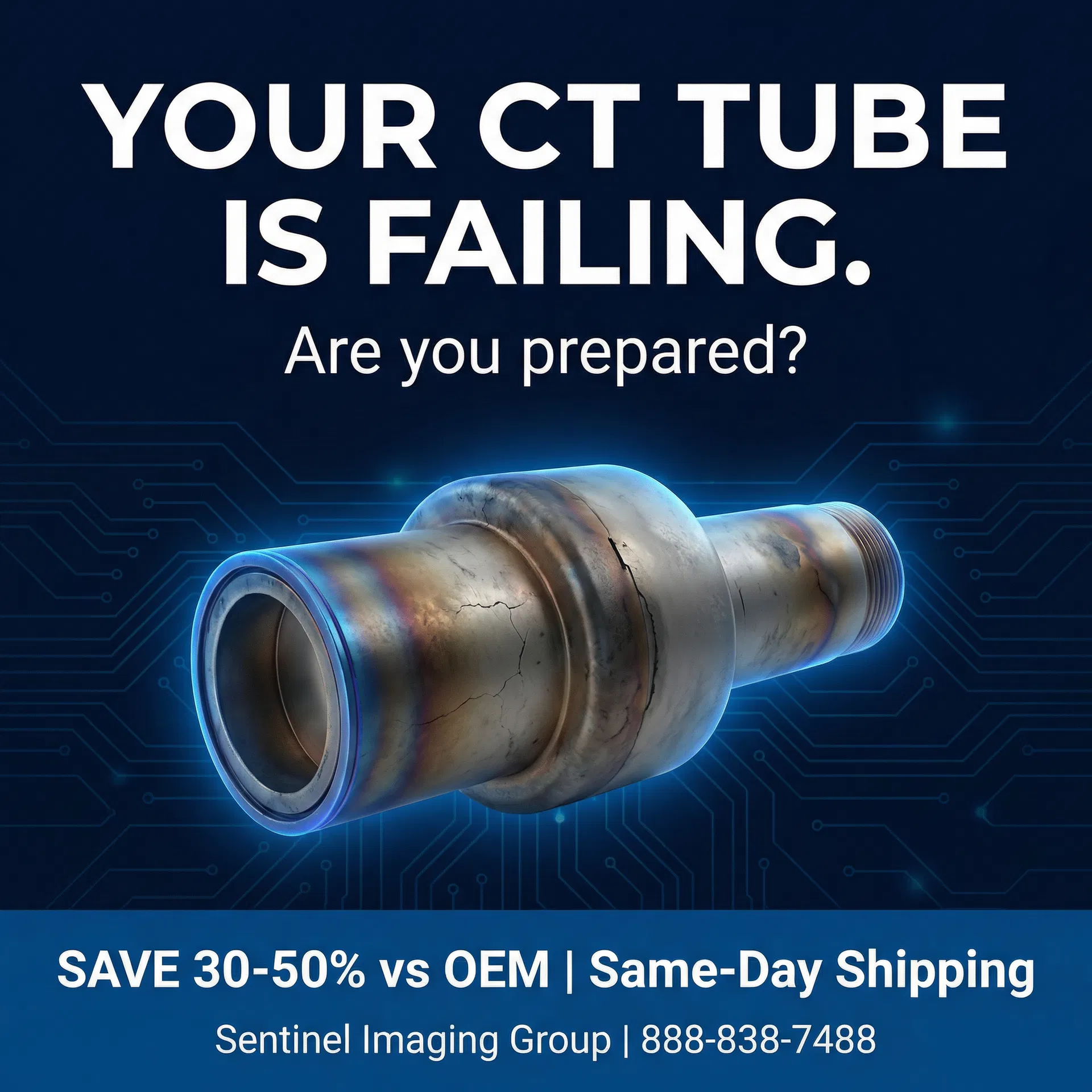 LinkedIn Ad — Tube Failure