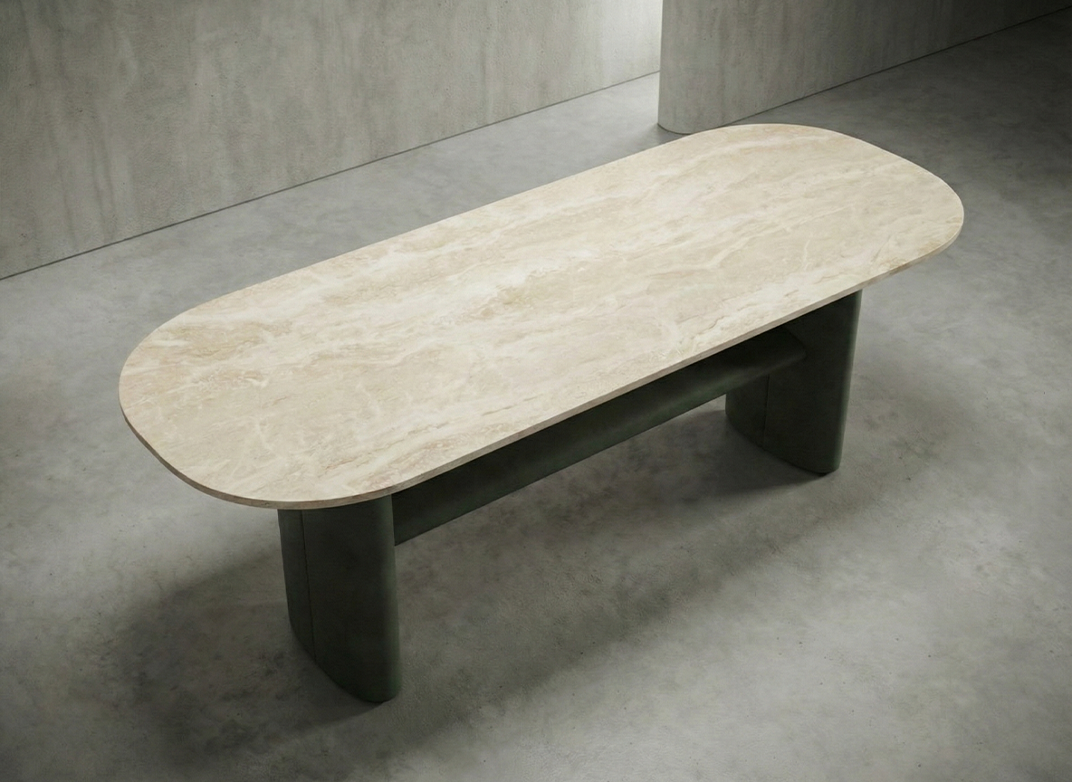 【Oasis 綠洲】靜謐奢石．義式建築美學餐桌 KX7104 thumbnail 2