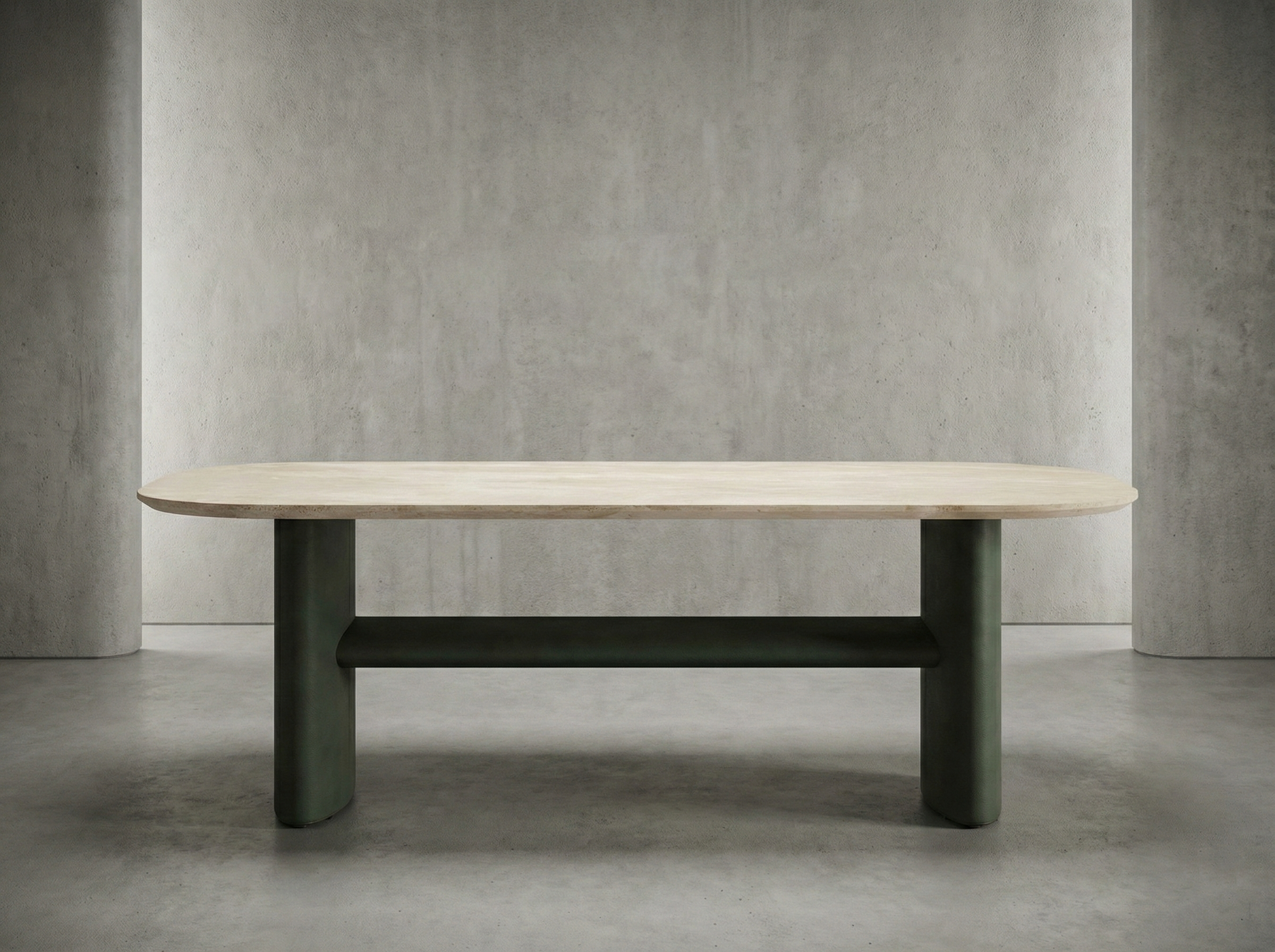 【Oasis 綠洲】靜謐奢石.義式建築美學餐桌 KX7104