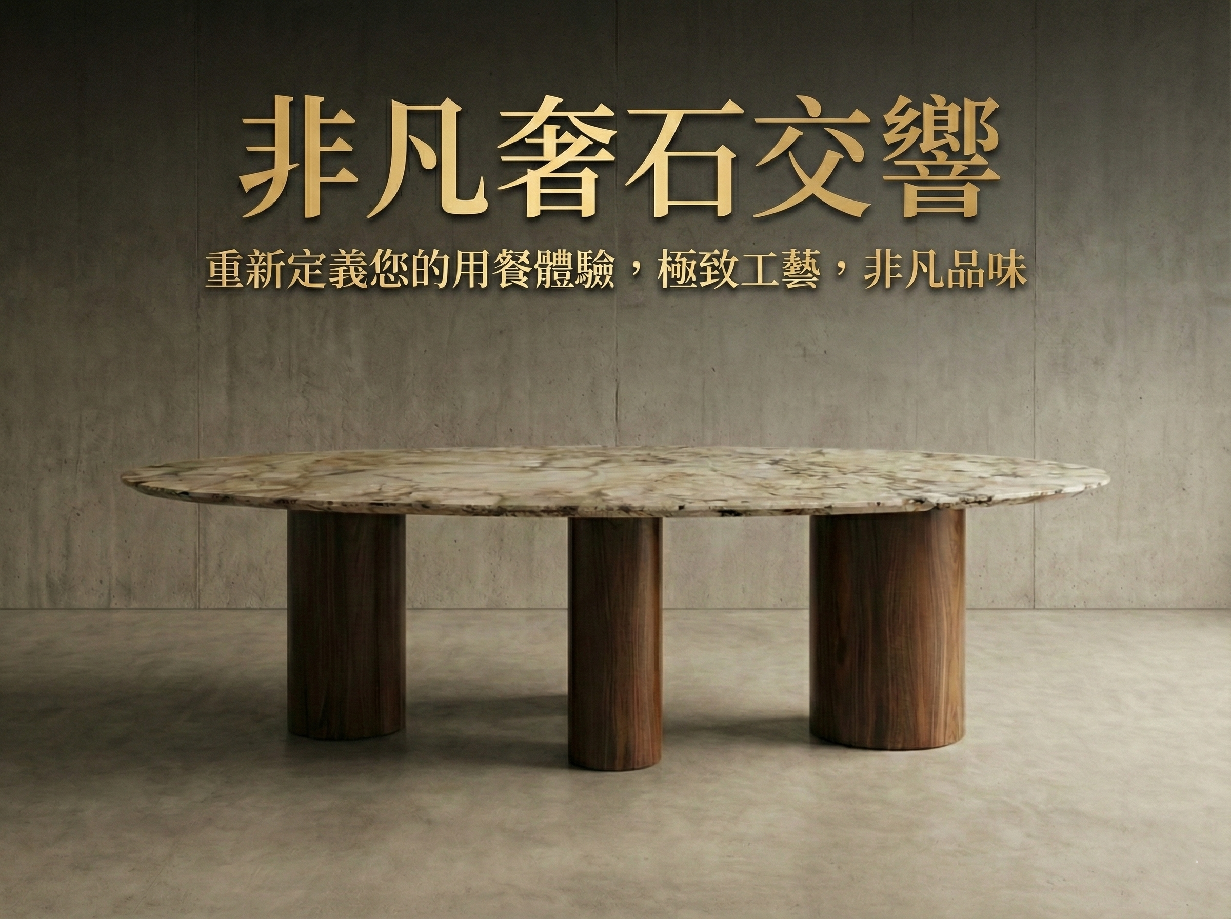 原生融合・極簡侘寂風藝術長桌 1221 thumbnail 4