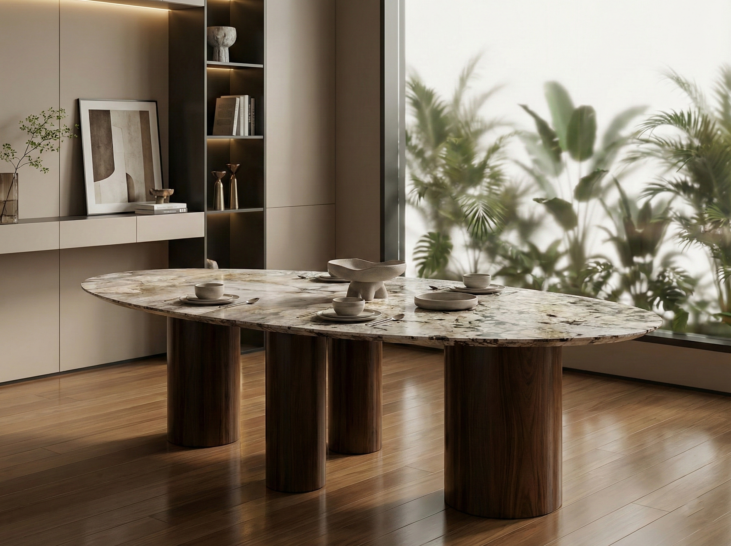 原生融合・極簡侘寂風藝術長桌 1221 thumbnail 3