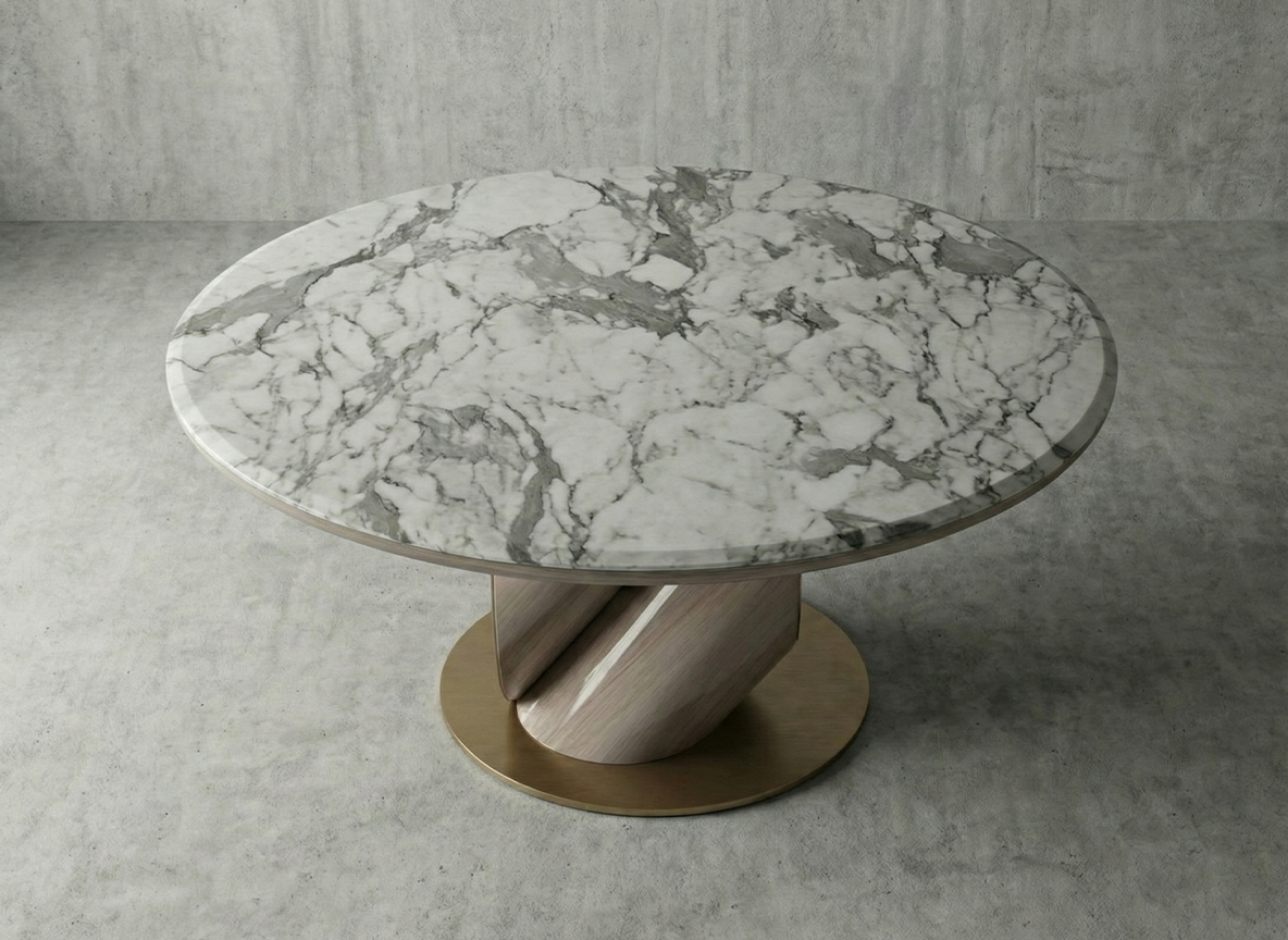 【 旋舞・時光 】義大利螺旋美學圓餐桌 KX7102 thumbnail 2