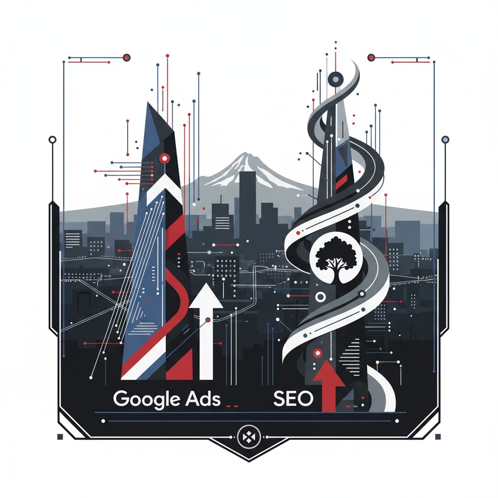 Google Ads vs SEO for Portland Contractors: Which Gets Faster Results? - Black Label Marketing Salem Oregon - Google Ads, Google Ads Portland