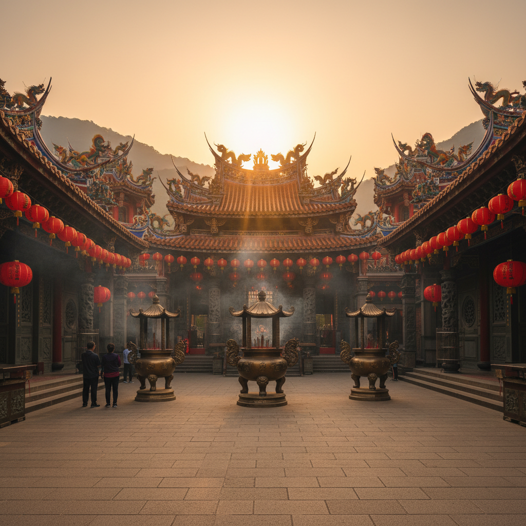 台灣廟宇文化巡禮:龍山寺、行天宮、鎮瀾宮等10大靈驗廟宇參拜指南 - 文化旅遊封面圖