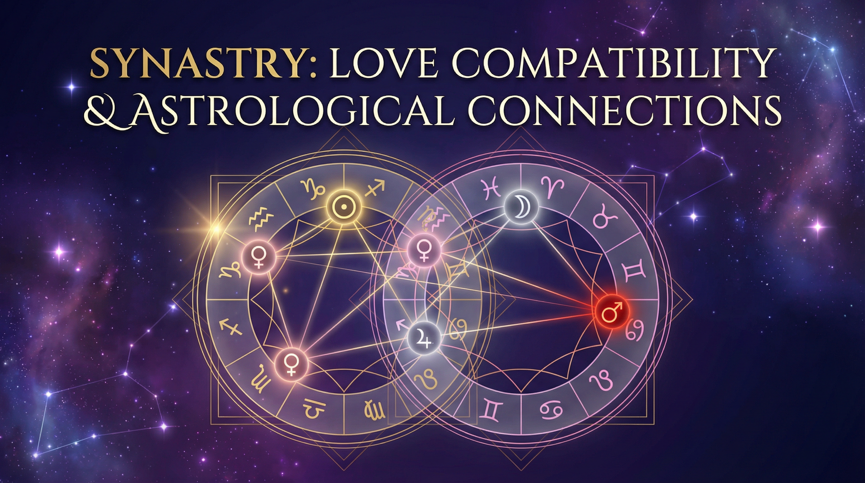 西洋占星合盤分析：從日月金火看兩人的愛情契合度