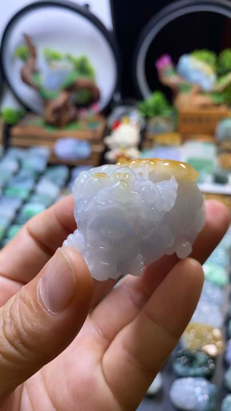 糯冰膠黃袍加身