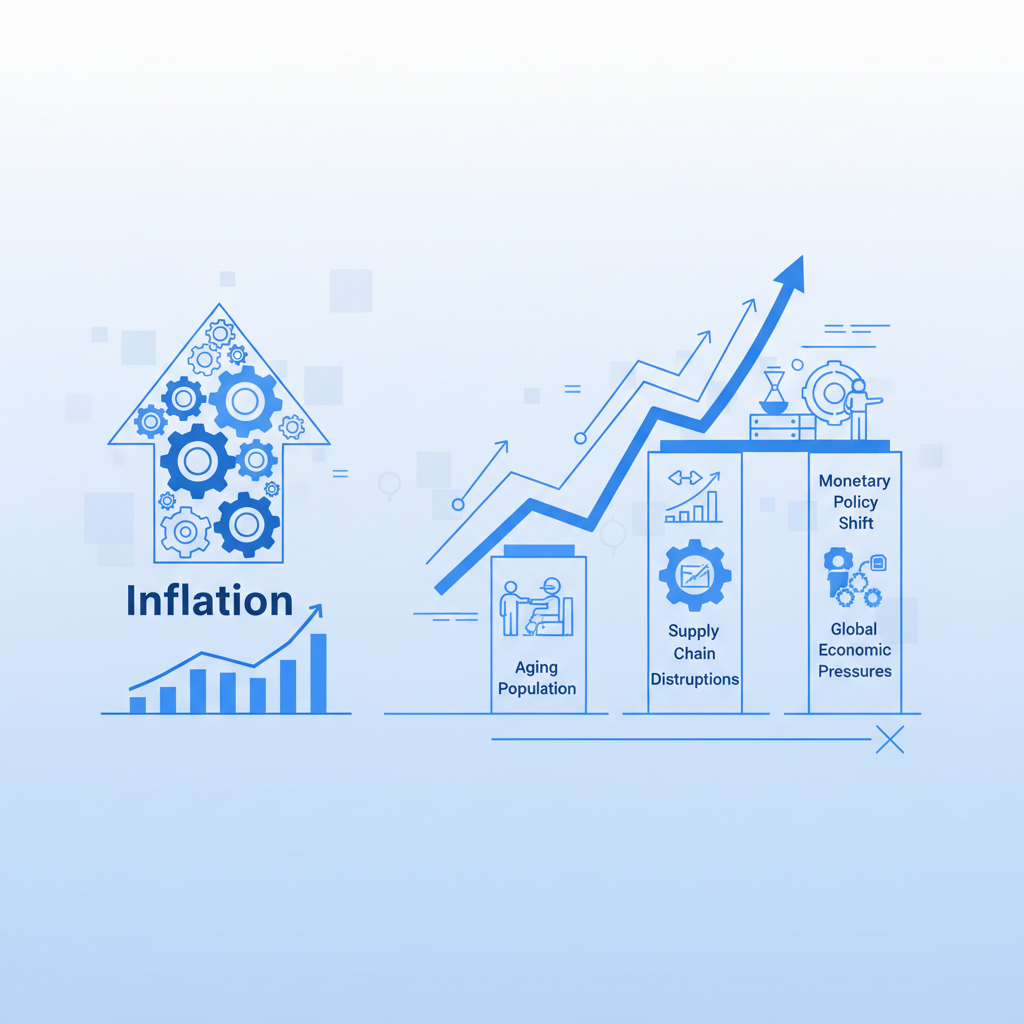 一、日本通貨膨脹的結構性成因：為何這次不同？ 示意圖