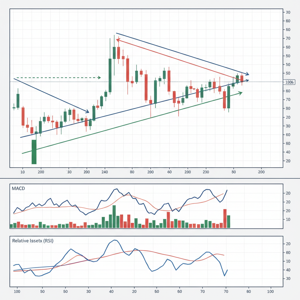 掌握K線圖分析：技術分析的基石 示意圖