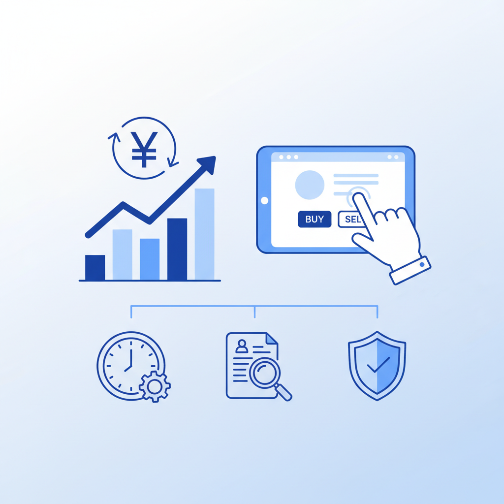 二、 日本股票的交易實務操作與注意事項 示意圖