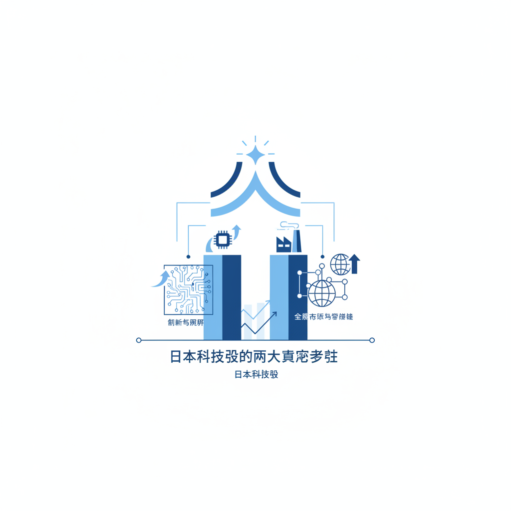 日本科技股的兩大核心支柱 示意圖