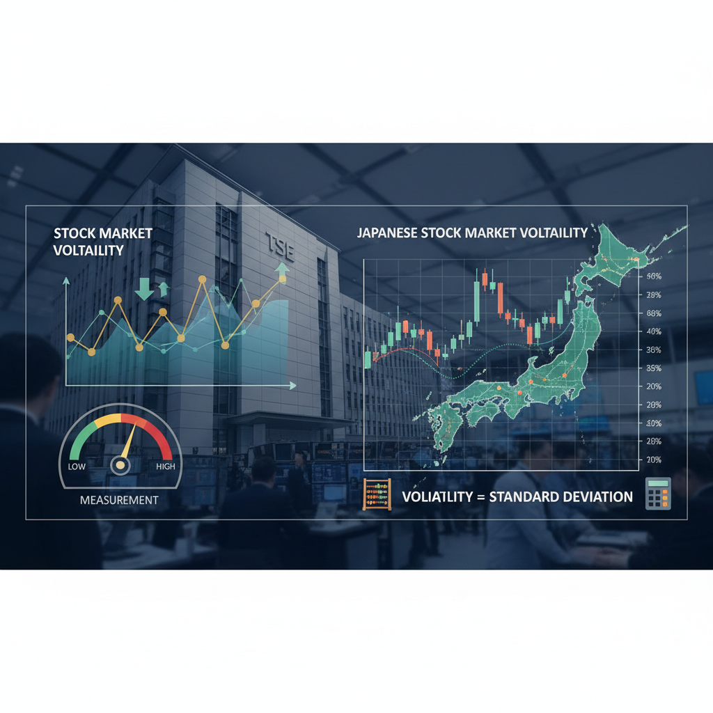 什麼是股市波動率？以及如何衡量日本股市的波動性？ 示意圖