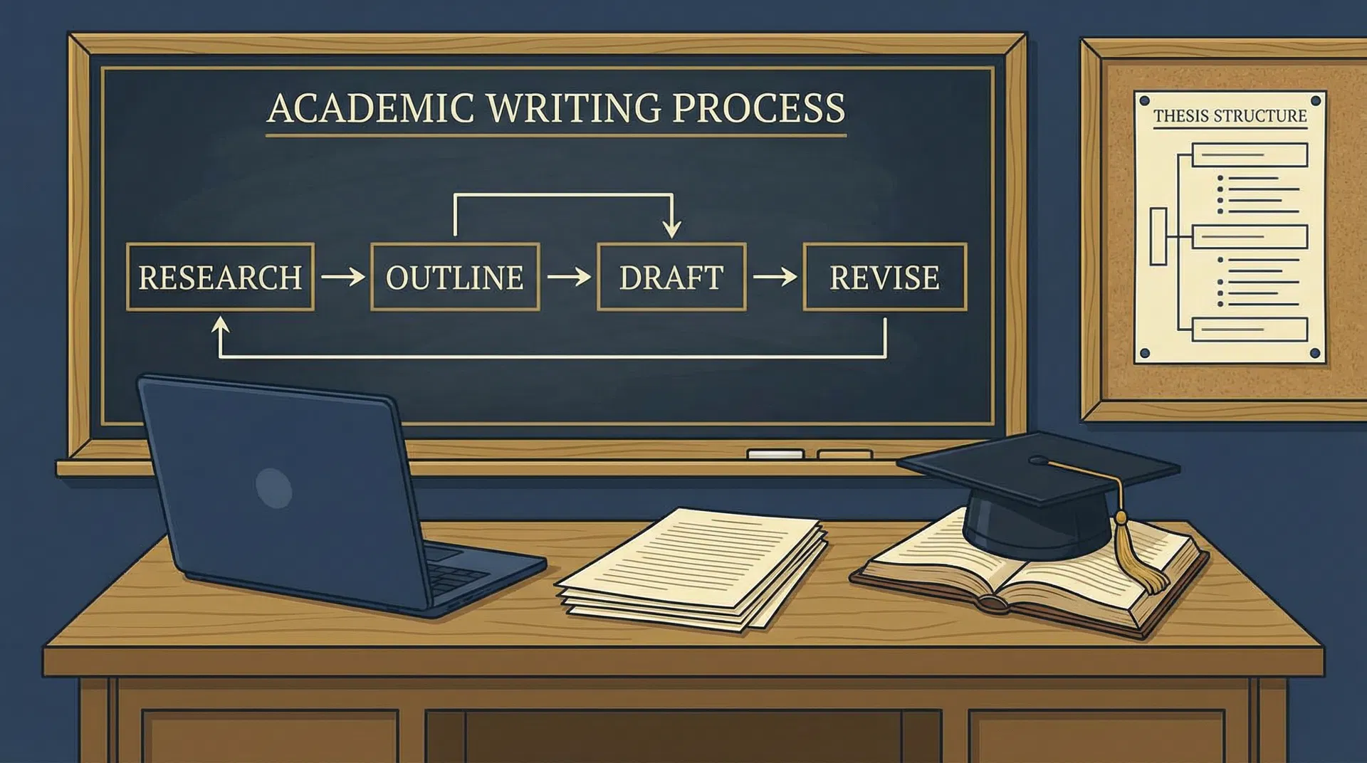 圖表製作在學術寫作中的重要性與技巧 - 論文協助文章封面圖，涵蓋論文基礎相關主題