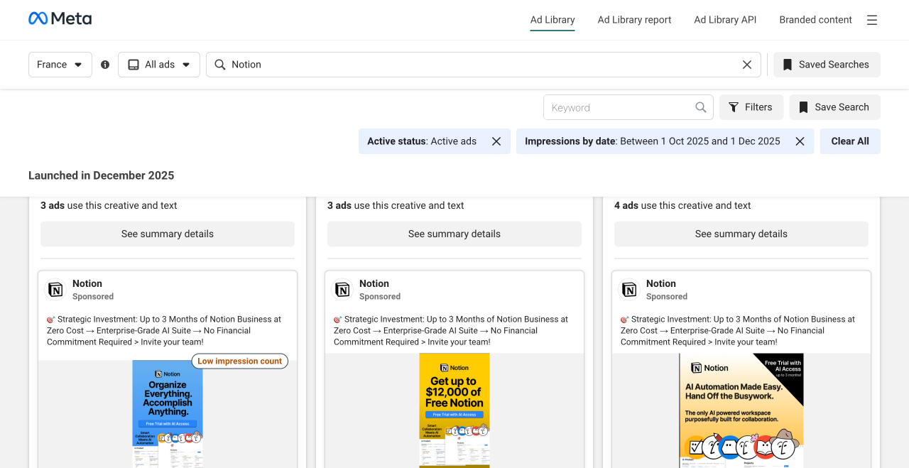 Scrapping Ads Library: Competitor Ads Review