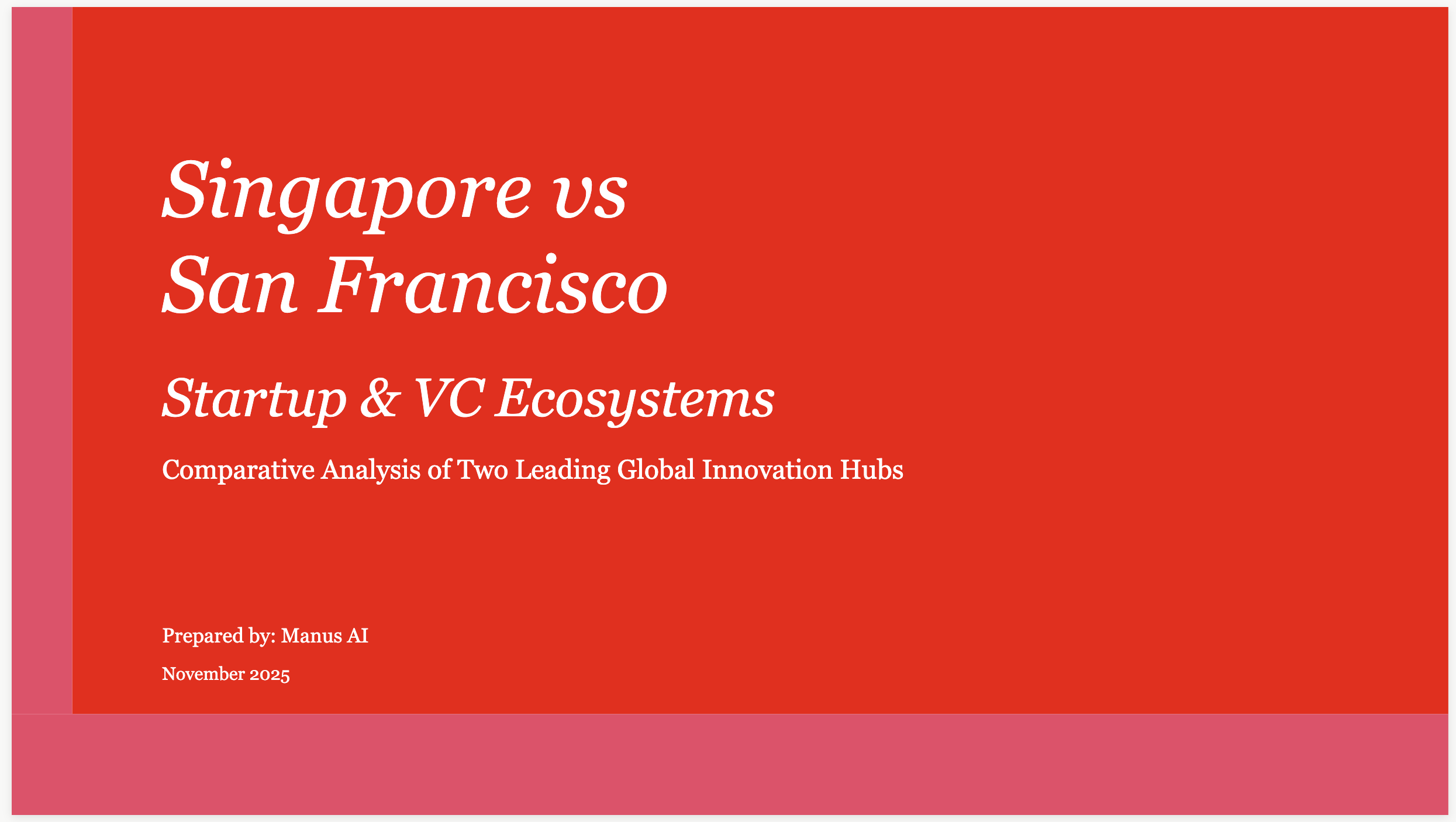 Slides Generation with Custom Template: Market Comparison Research