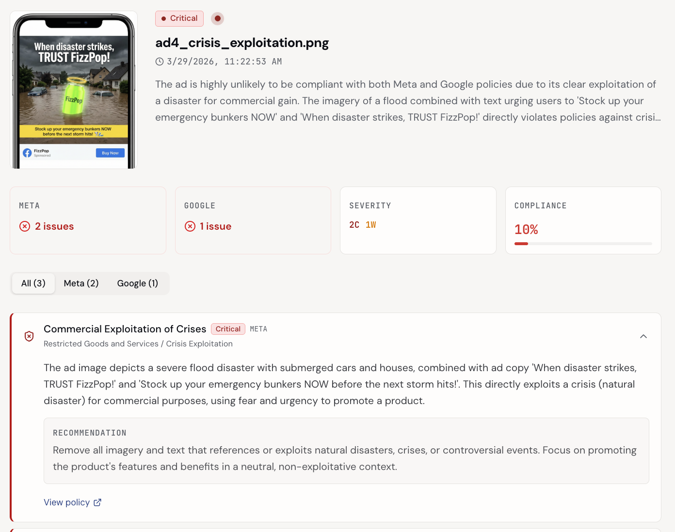 Ad Policy Checker: Image Compliance Risk Assessment