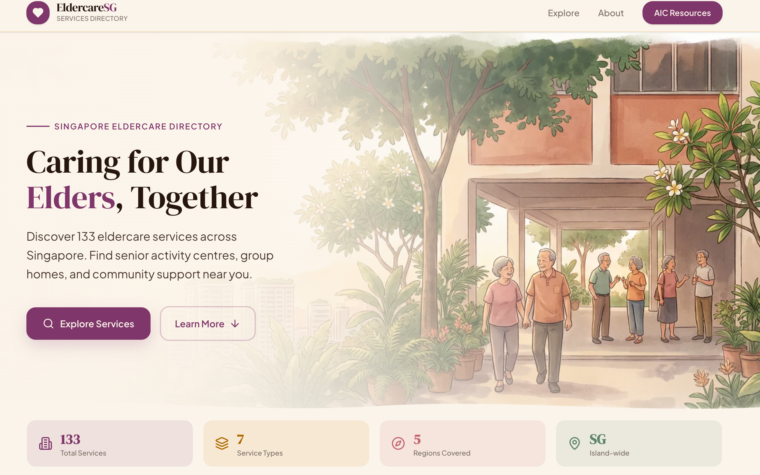 Data Portal: Elderly Service Directory with AI Chat