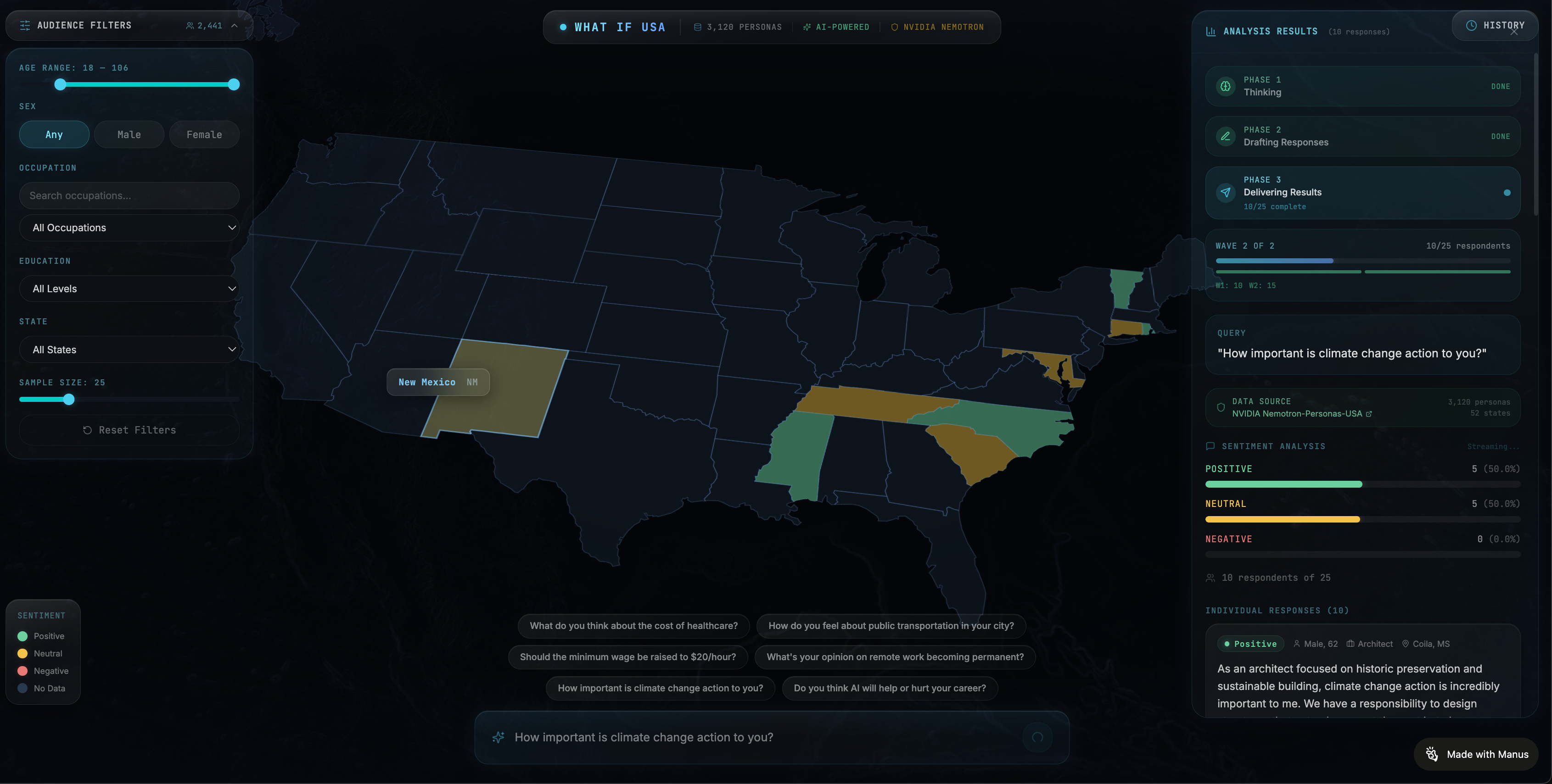 Market Research: Interactive Persona Exploration
