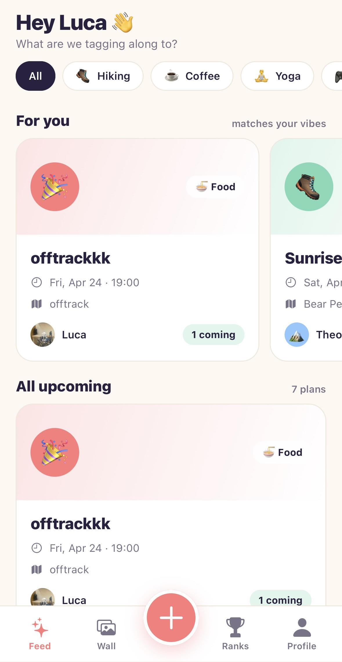 Interest Group App