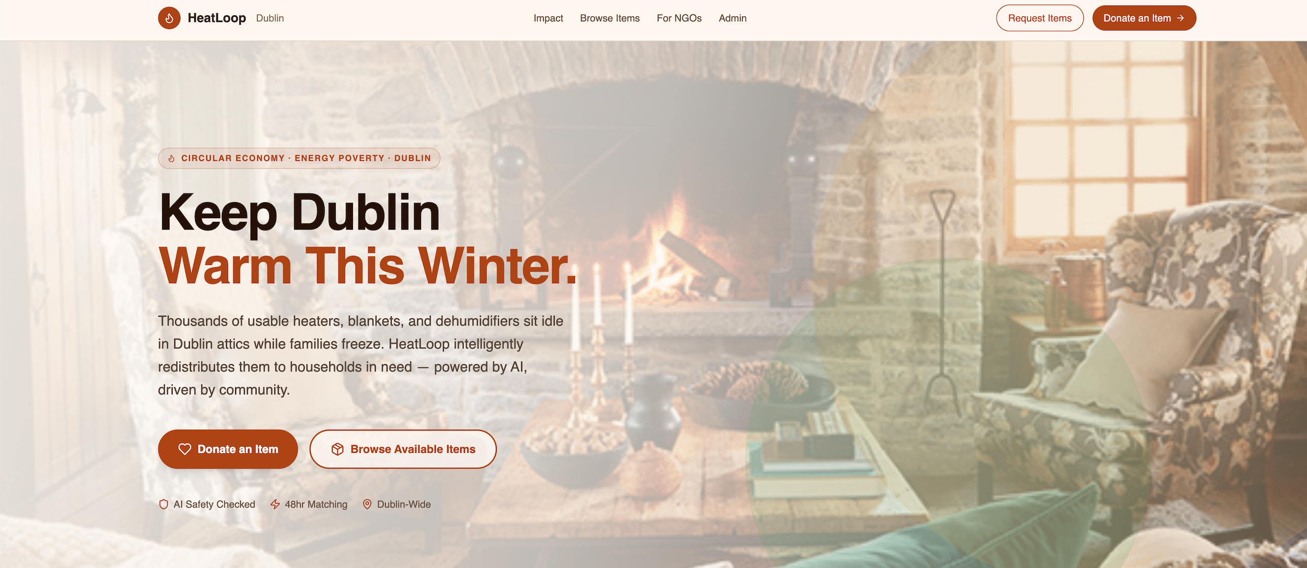 Keep Dublin Warm This Winter - Circular economy in Dublin