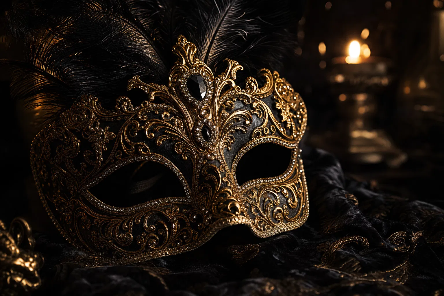 Ornate Venetian masquerade mask