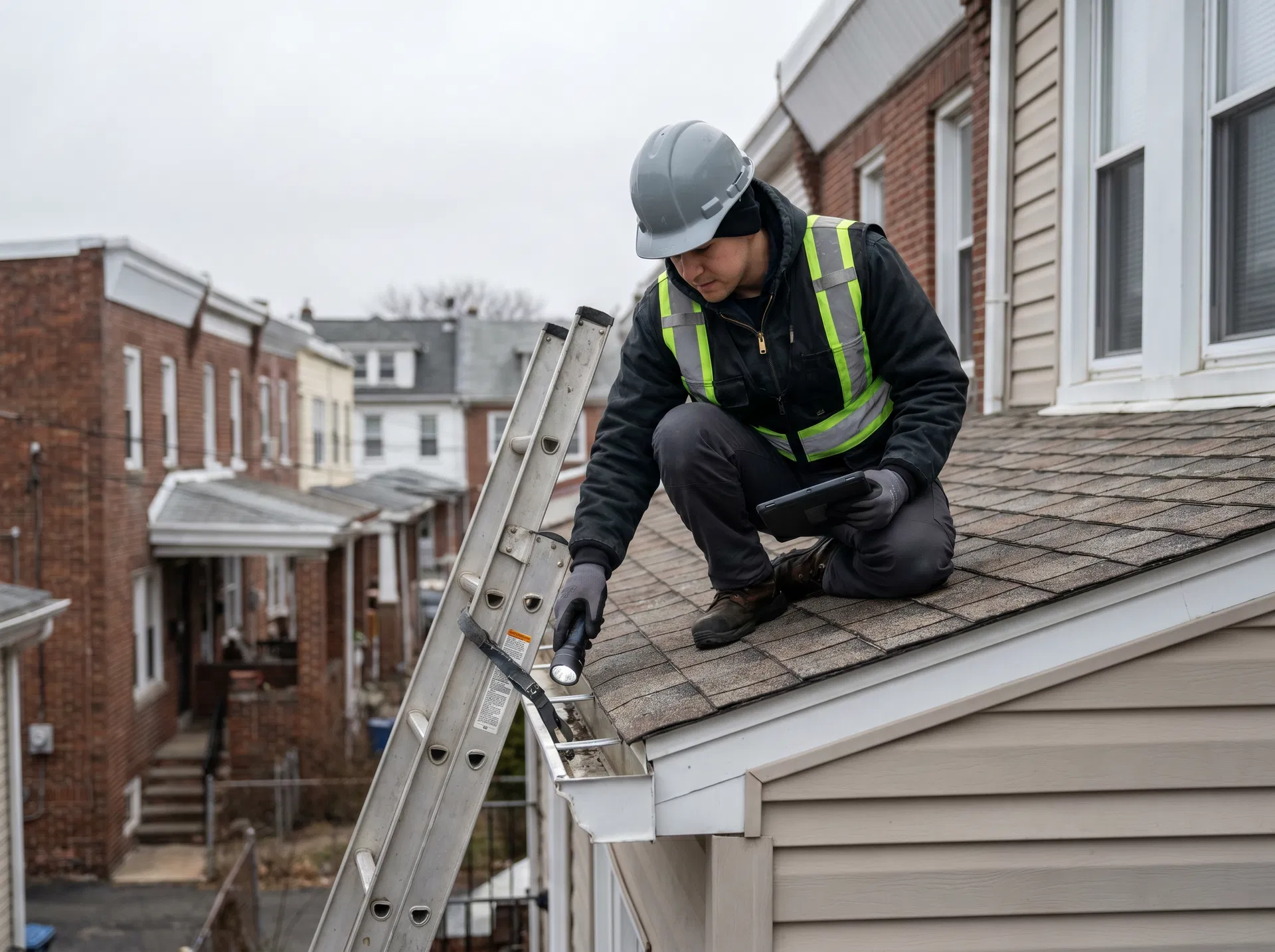 Roof inspection for Jersey City NJ homeowner