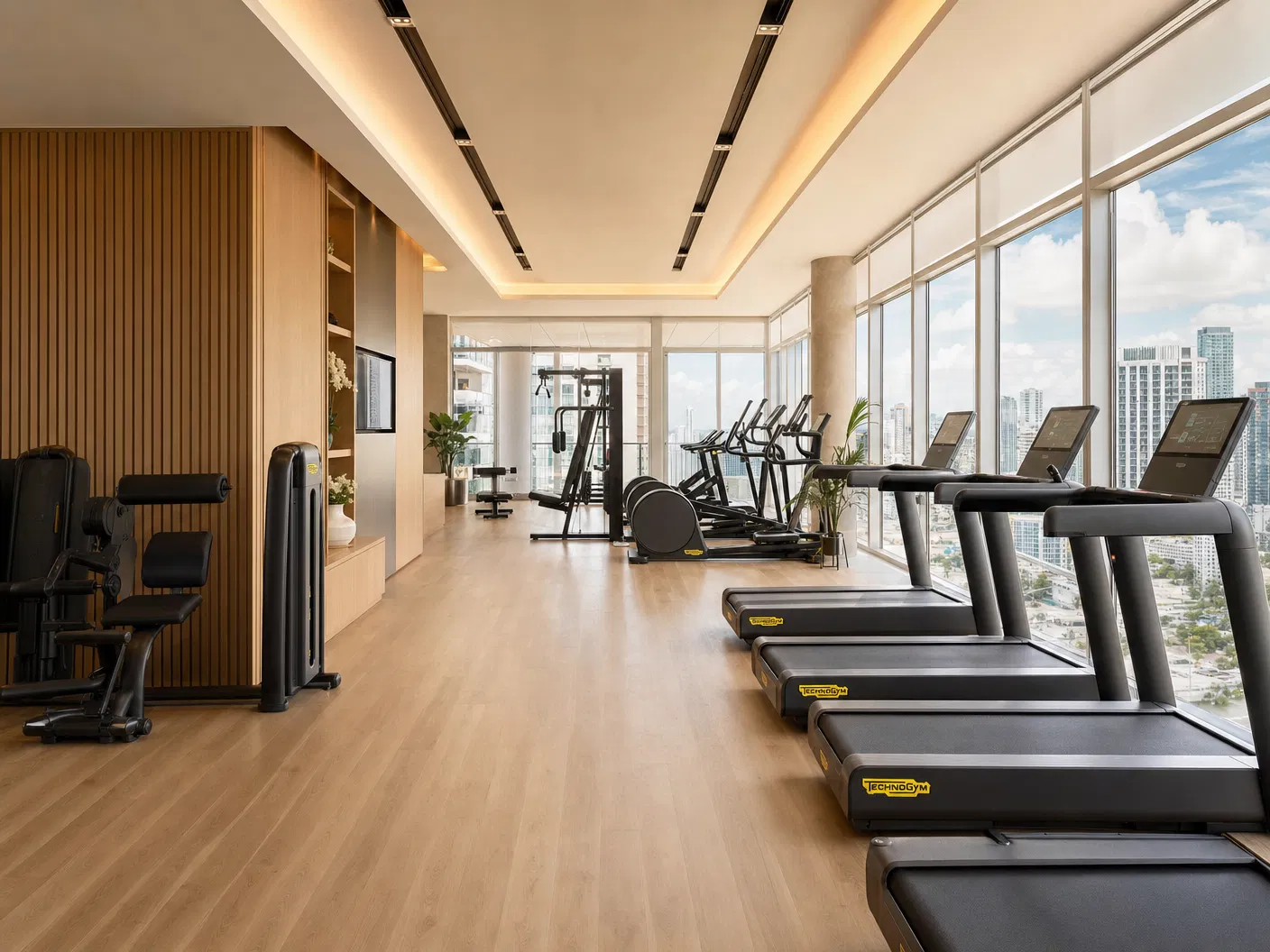 Aventura condo amenity space after professional cleaning