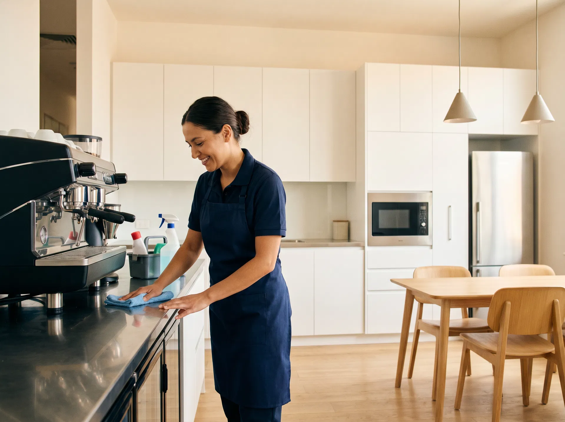 Office break room and kitchen cleaning service
