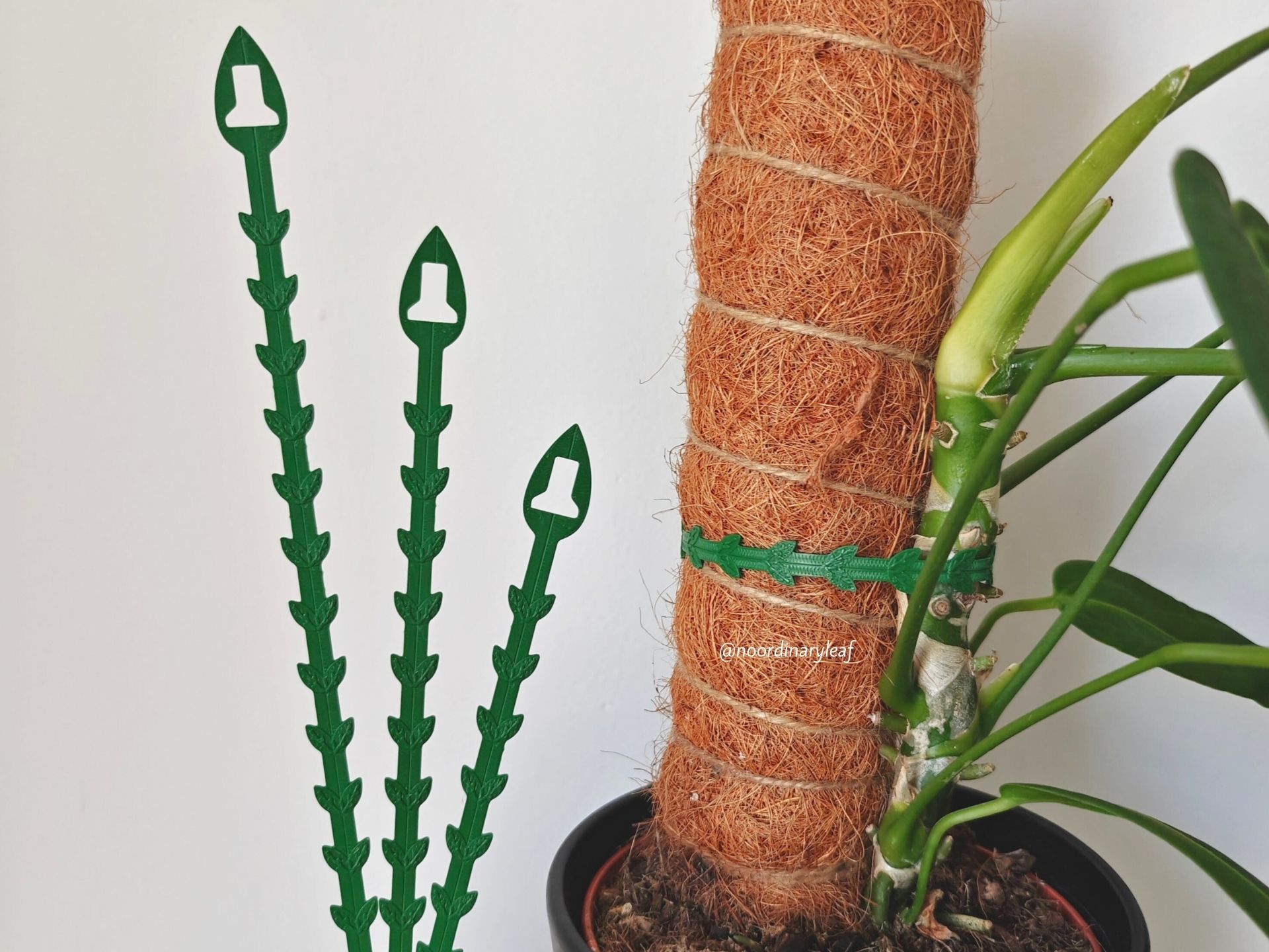 6'lı Yaprak Desenli Bitki Bağlama Klipsi