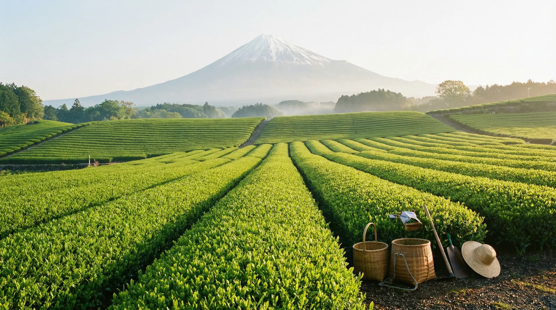 Tea plantation in Shizuoka, Shizuoka, Japan