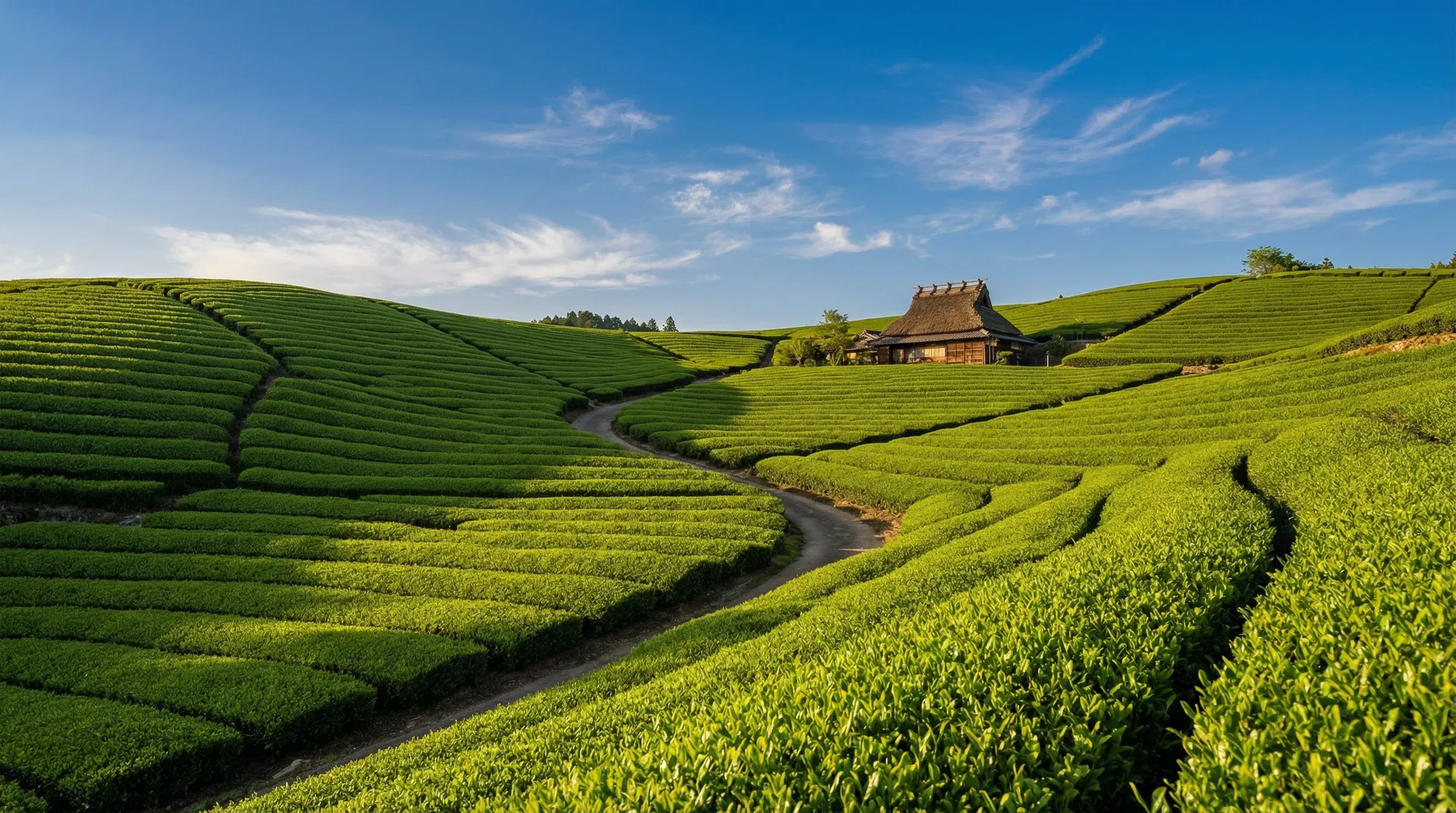 Tea plantation in Wazuka, Kyoto, Japan
