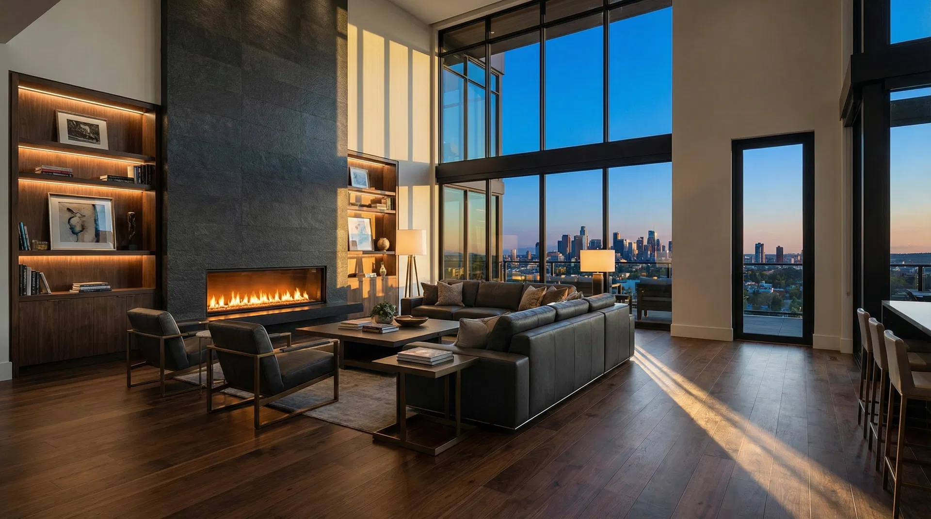 Penthouse Living Space