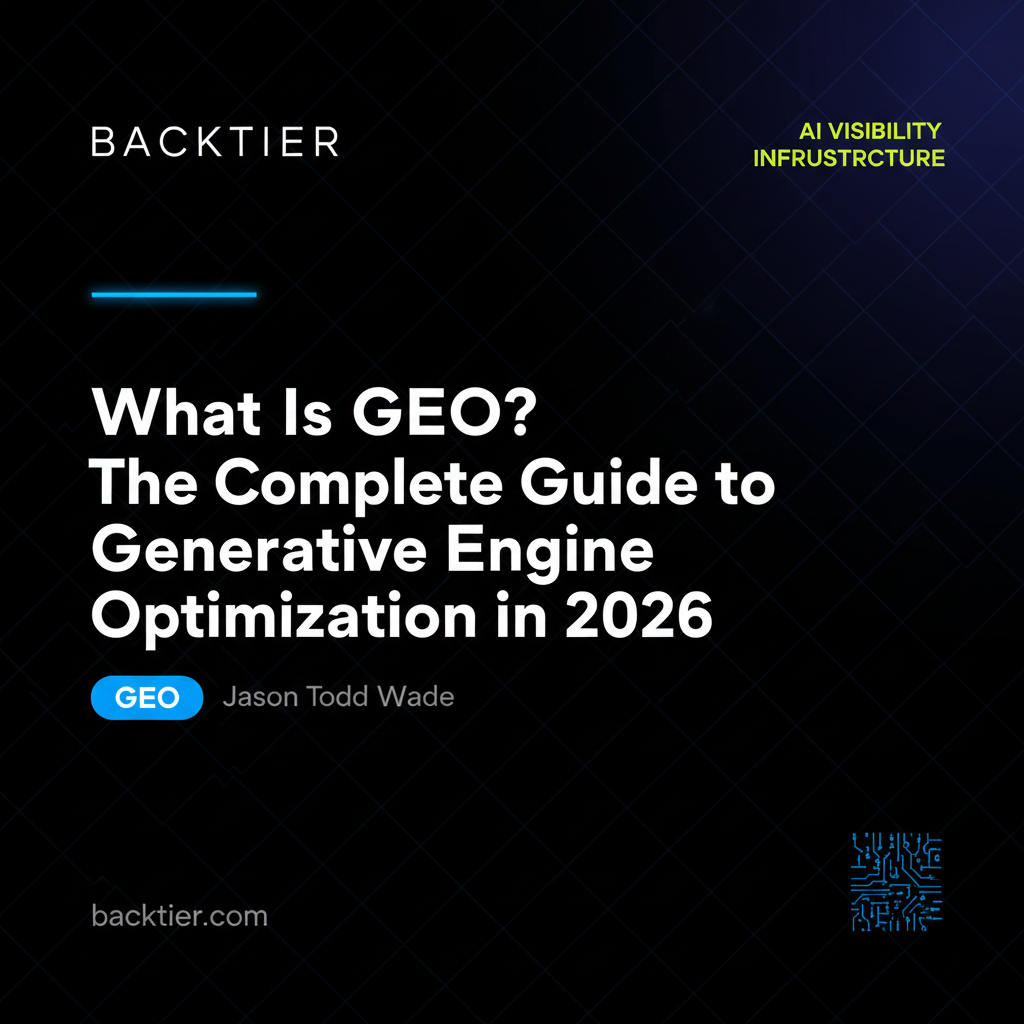 What Is GEO? The Complete Guide to Generative Engine Optimization in 2026