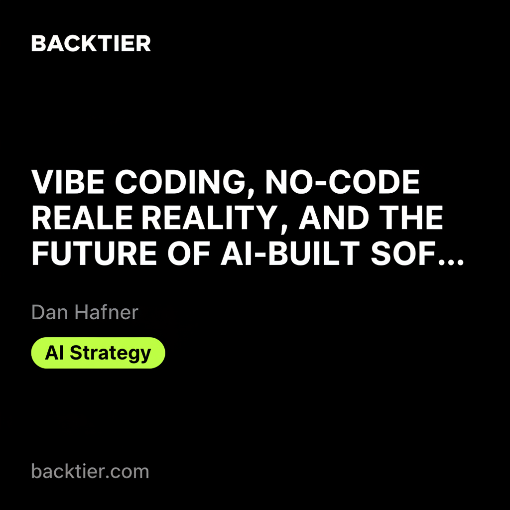 Vibe Coding, No-Code Reality, and the Future of AI-Built Software