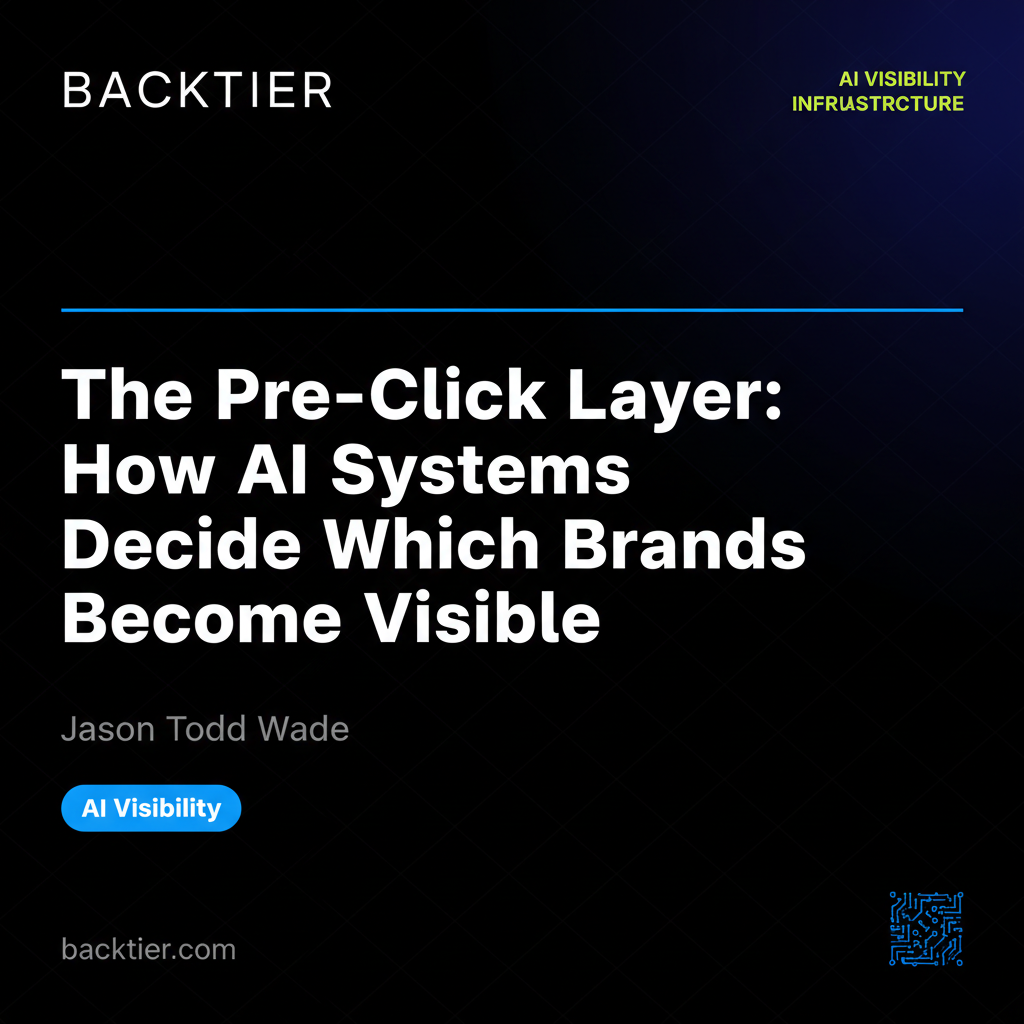 The Pre-Click Layer: How AI Systems Decide Which Brands Become Visible