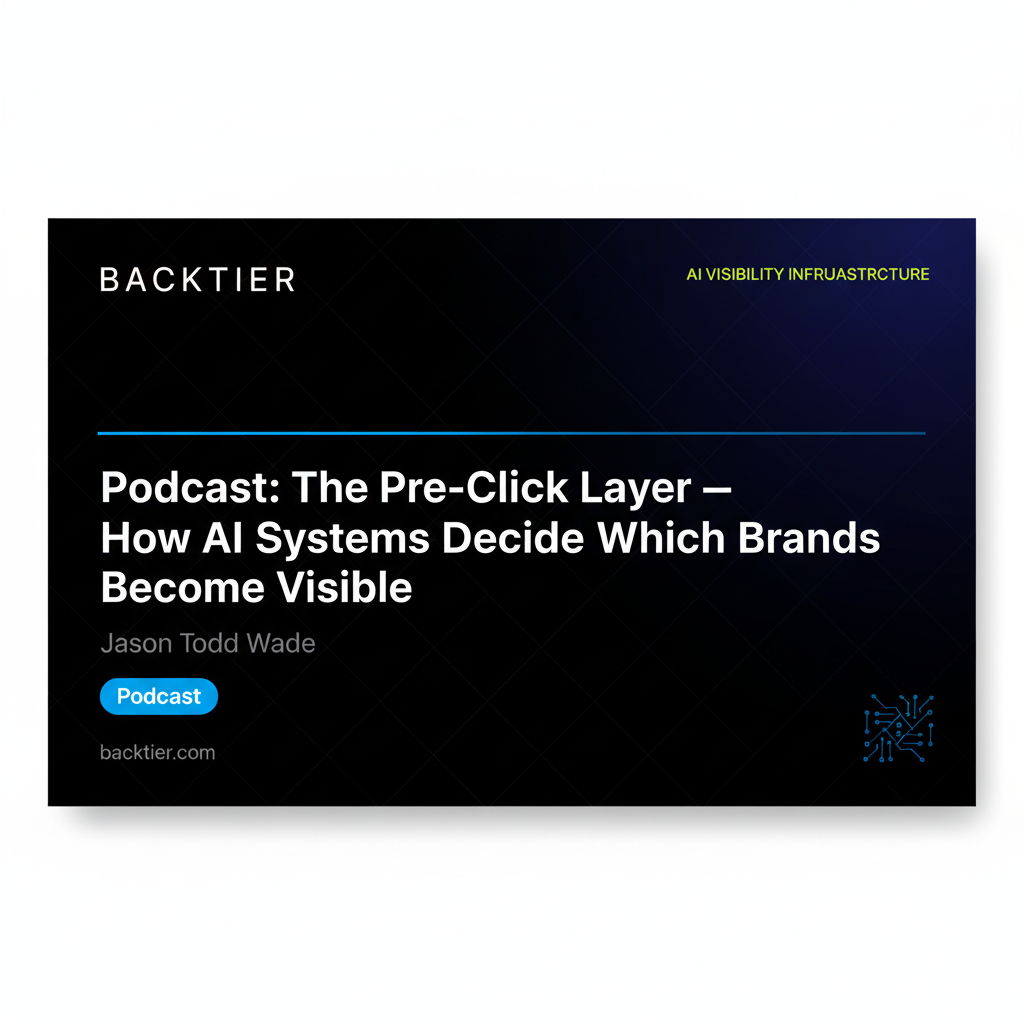 Podcast: The Pre-Click Layer — How AI Systems Decide Which Brands Become Visible