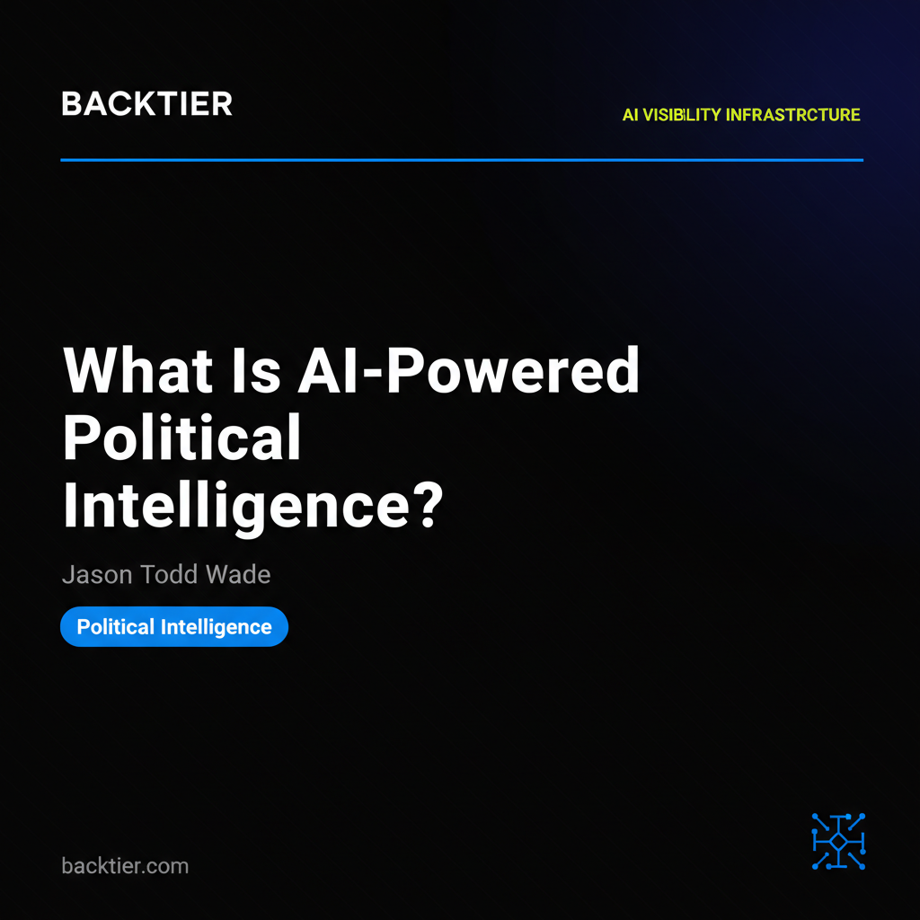 What Is AI-Powered Political Intelligence?