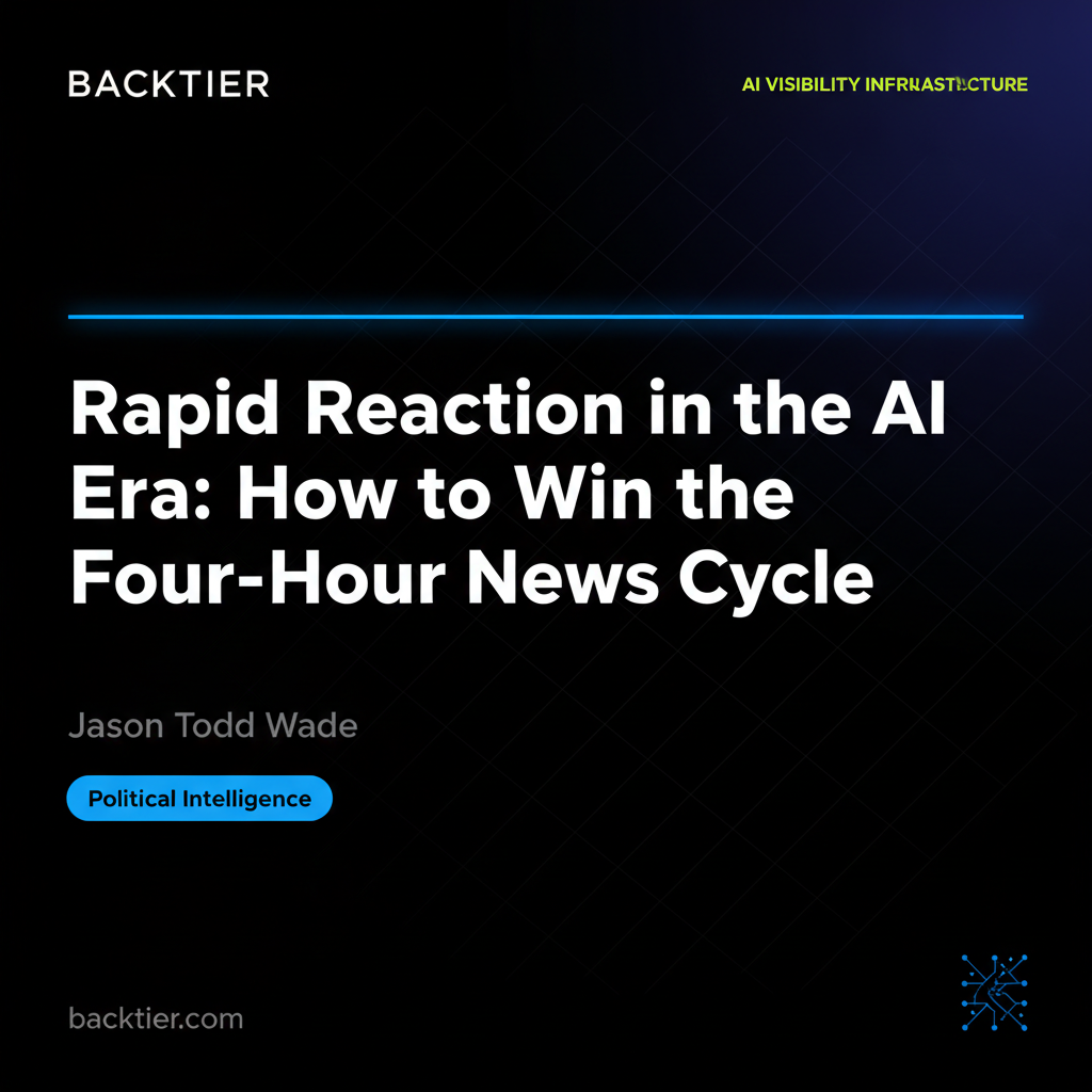 Rapid Reaction in the AI Era: How to Win the Four-Hour News Cycle
