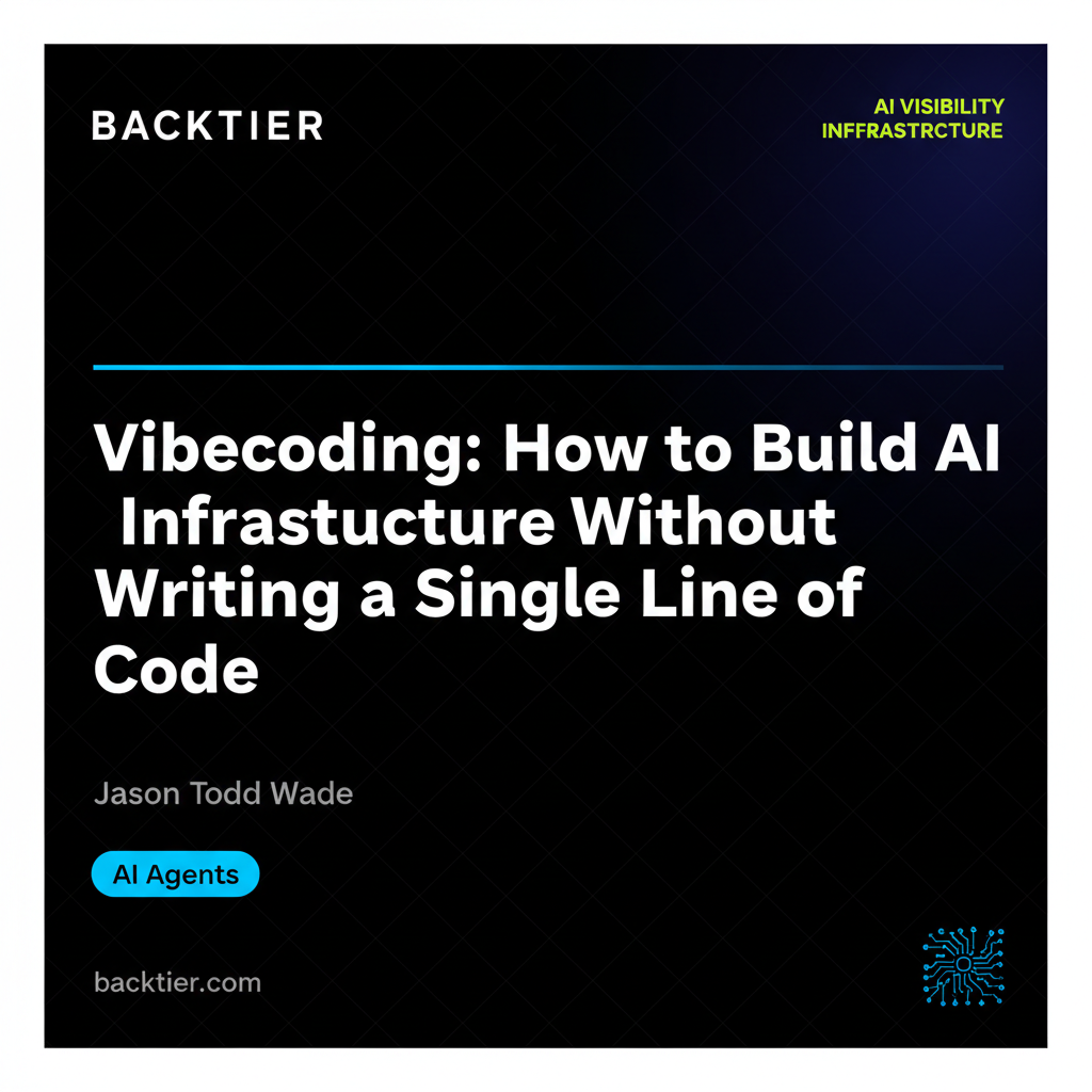 Vibecoding: How to Build AI Infrastructure Without Writing a Single Line of Code