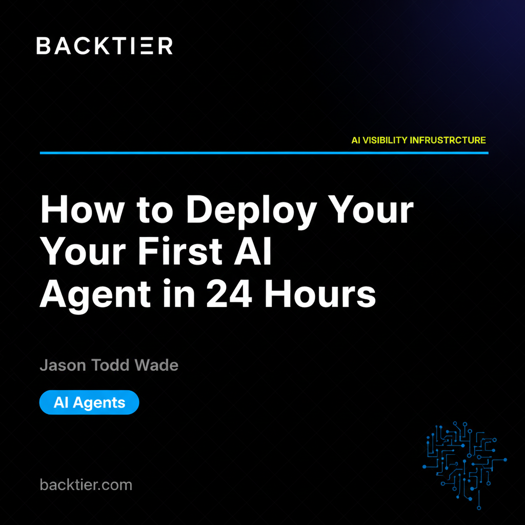 How to Deploy Your First AI Agent in 24 Hours