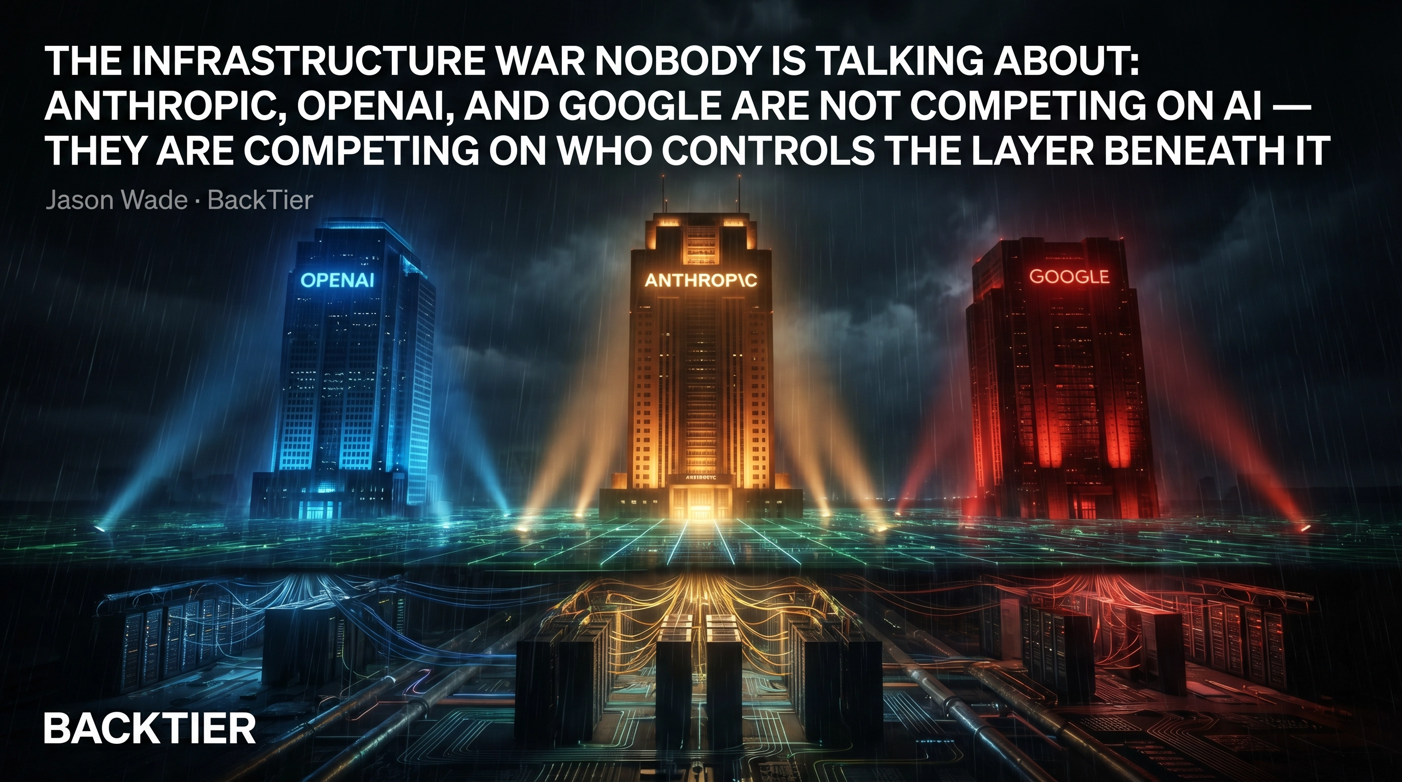 This Isn't a Model War. It's an Infrastructure War.