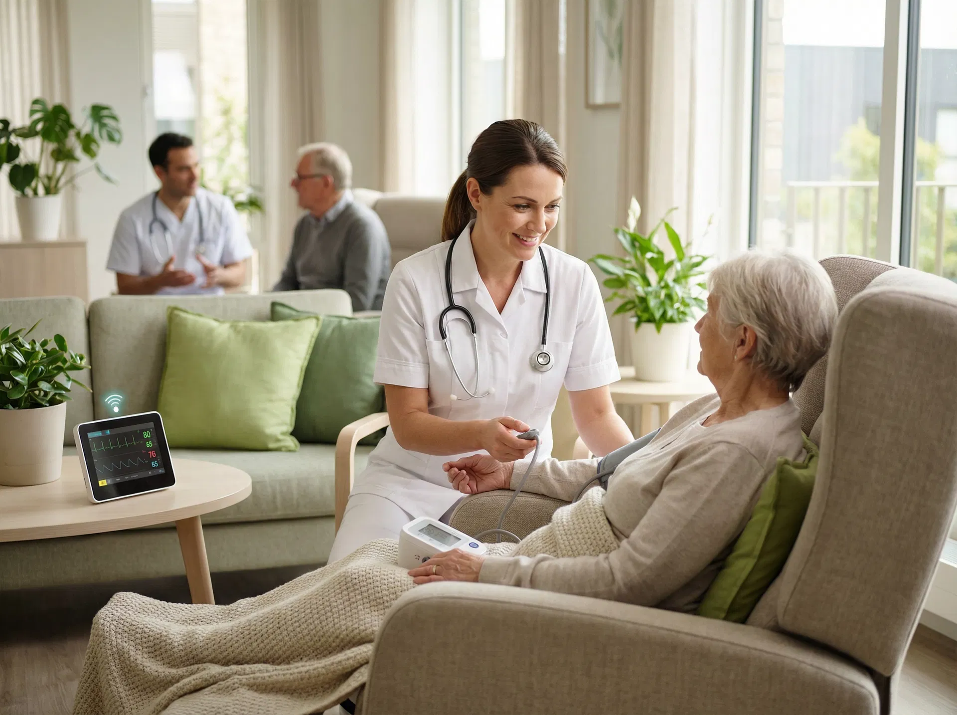 Enfermagem 24h na Clínica Riviera