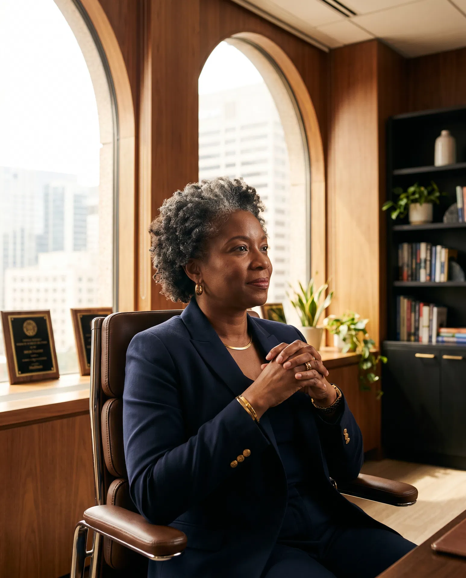 Editorial portrait of a DMV business leader