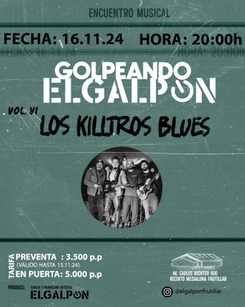 ¡Vive el Blues en Frutillar con Los Killtros!