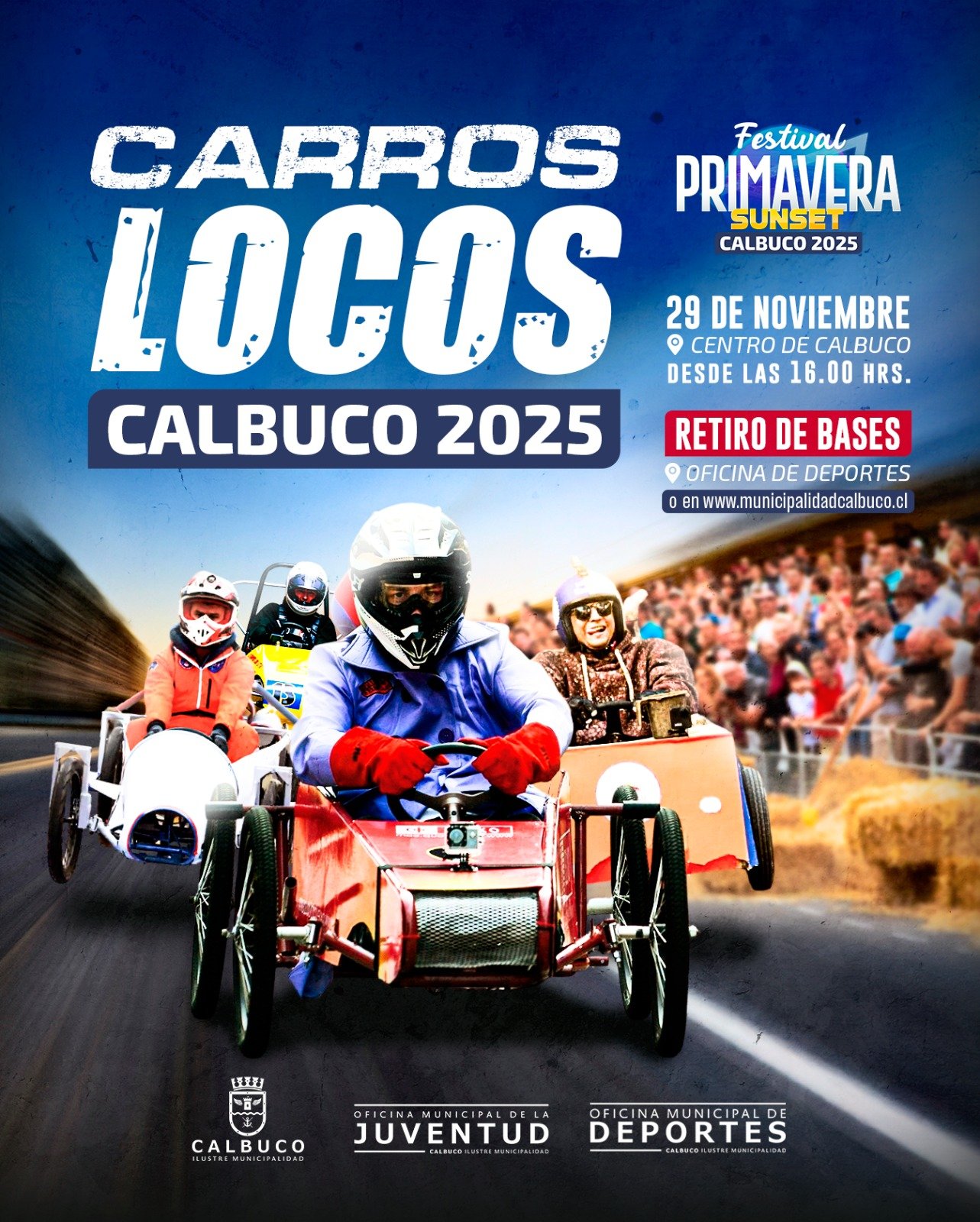 Carros Locos Calbuco 2025: Vuelve la Competencia de Adrenalina y Creatividad